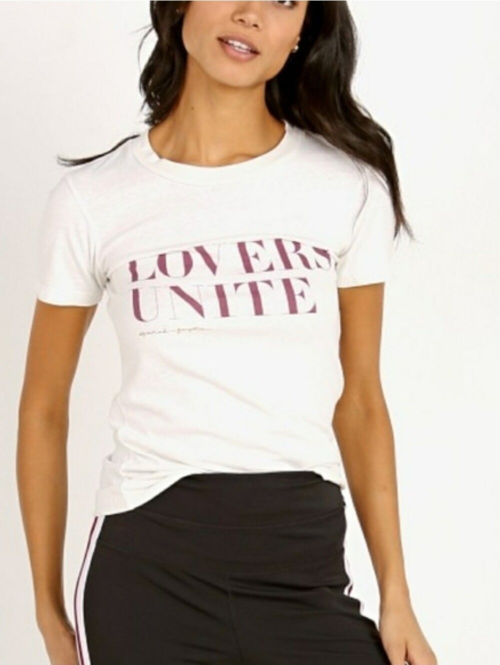 NWT! Spiritual Gangster Lovers Unite Stone Tally Tee M